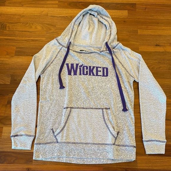 Green For Good Tops - 🍋 Green For Good • Wicked Broadway Show Gray Hoodie